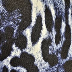 Chaqueta Azul Animal Print - T. Unico (S/M/L) en internet