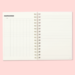 Cuaderno A4 Rayado Anillado "GOOD WIBES...." - tienda online