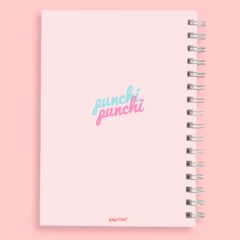 Cuaderno A4 Cuadriculado Anillado Rosa Con Frases - comprar online