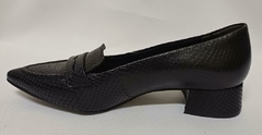 Scarpin Preto Croco - comprar online