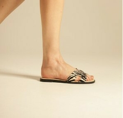 Chinelo Slide Animal Zebra Arezzo - comprar online