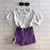 short cargo violeta