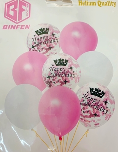 Set de globos happy birthday