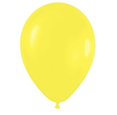 Globos amarillos x5 12"