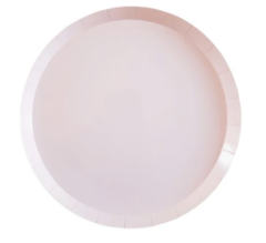 Platos flat colores pastel x10 - comprar online