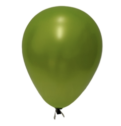 Globo verde manzana perlado 12" x5