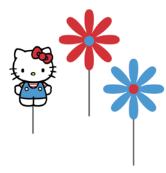 Pinchos x3 Hello Kitty