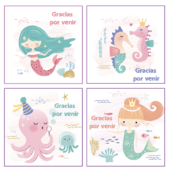 Stickers sirena x15