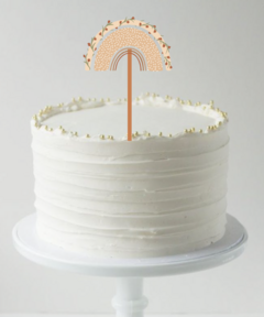 Picho cake topper arcoiris boho