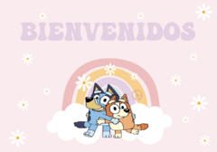 Cartel de bienvenida bluey - comprar online