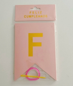 Banderín feliz cumpleaños