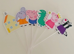 Toppers peppa pig x12