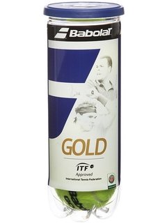 6 tubos pelotas Babolat Gold - comprar online