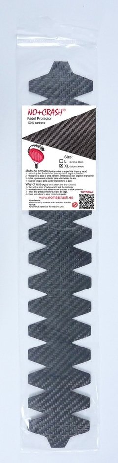 Protector paleta padel NO+CRASH (CARBONO) - TennisHero e-shop