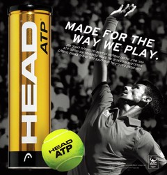Pack 2 Head ATP x4 - TennisHero e-shop