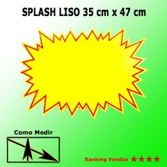 Splash Liso 35x47 sem Aba - comprar online