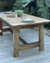 Mesa de Madera Anchico rustica en internet