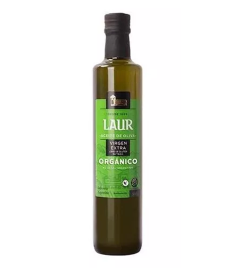 Aceite De Oliva Virgen Extra Laur X500ml Organico