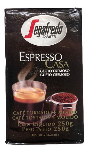 Cafe Molido Espresso Casa Gusto Cremoso x250gr - Segafredo