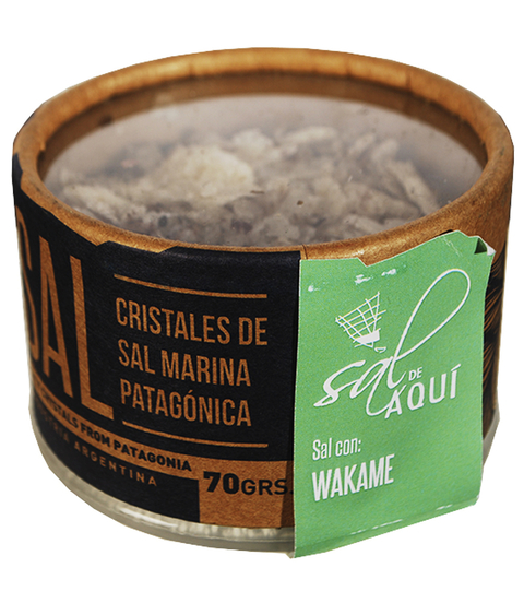 Cristales De Sal Marina con Wakame x 70gr - Sal de Aqui
