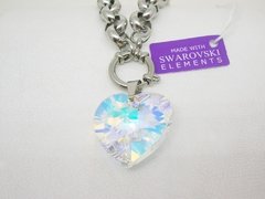 Super Heart + cadena- Cristal boreal - comprar online