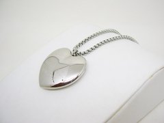 Gran corazón Tiffany + cadena- Acero