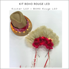 KIT BOHO ROUGE LED