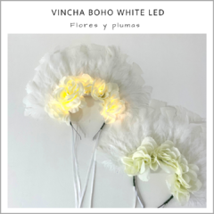 VINCHA BOHO WHITE LED
