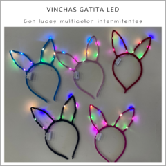 Vinchas Gatita Led - Pack x 5