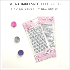 kit Autoadhesivos + GEL glitter - comprar online