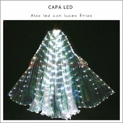 Capa/alas con luces cotillon diy