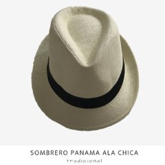 Sombrero Panama tradicional ala chica - Pack x 10