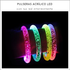 Pulsera acrilico Led - Pack x 10