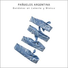 Pañuelos rock n roll Argentina- Pack x 10