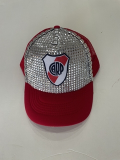 Gorra RIVER PREMIUM Led - Panamá Cotillón