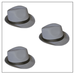 Sombrero Panama Basico Blanco - PACK X 10 en internet