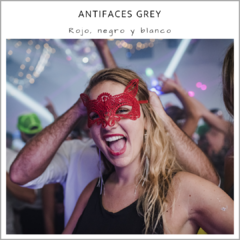 Antifaces Grey - Pack x 3