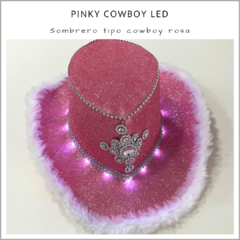 SOMBRERO PINKY COWBOY LED - comprar online