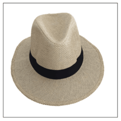 Sombrero Panama tradicional ala grande x unidad - Panamá Cotillón