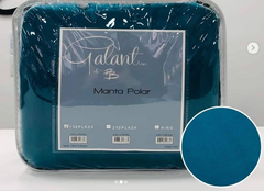 Manta polar lisa para cama king - comprar online