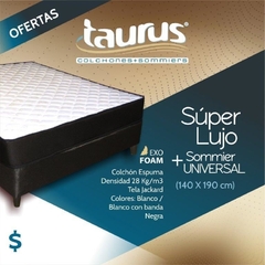 Conjunto Espuma Taurus Super Lujo 2 y 1 /2 plazas en internet