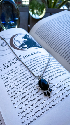 Amuleto Magia da Lua - Turmalina Negra com prata - comprar online