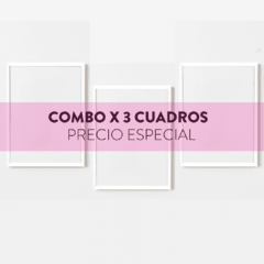 SET x 3 Cuadros - Elige las laminas que mas te gusten de nuestro catalogo online! - comprar online