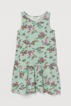 Vestido de algodón Unicorns H&M