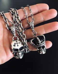 Dije CALAVERA CON CORONA - tienda online