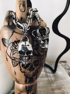 Dije CALAVERA CON CORONA - tienda online