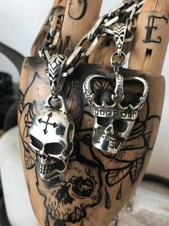 Dije CALAVERA CON CORONA - CO&CO Joyeria & Diseño