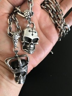 Dije CALAVERA CON CORONA - CO&CO Joyeria & Diseño