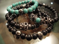 Pulsera de Piedras & calaveras mexicanas - tienda online