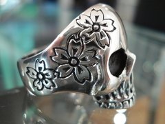 Imagen de Anillo FLOWER SKULL